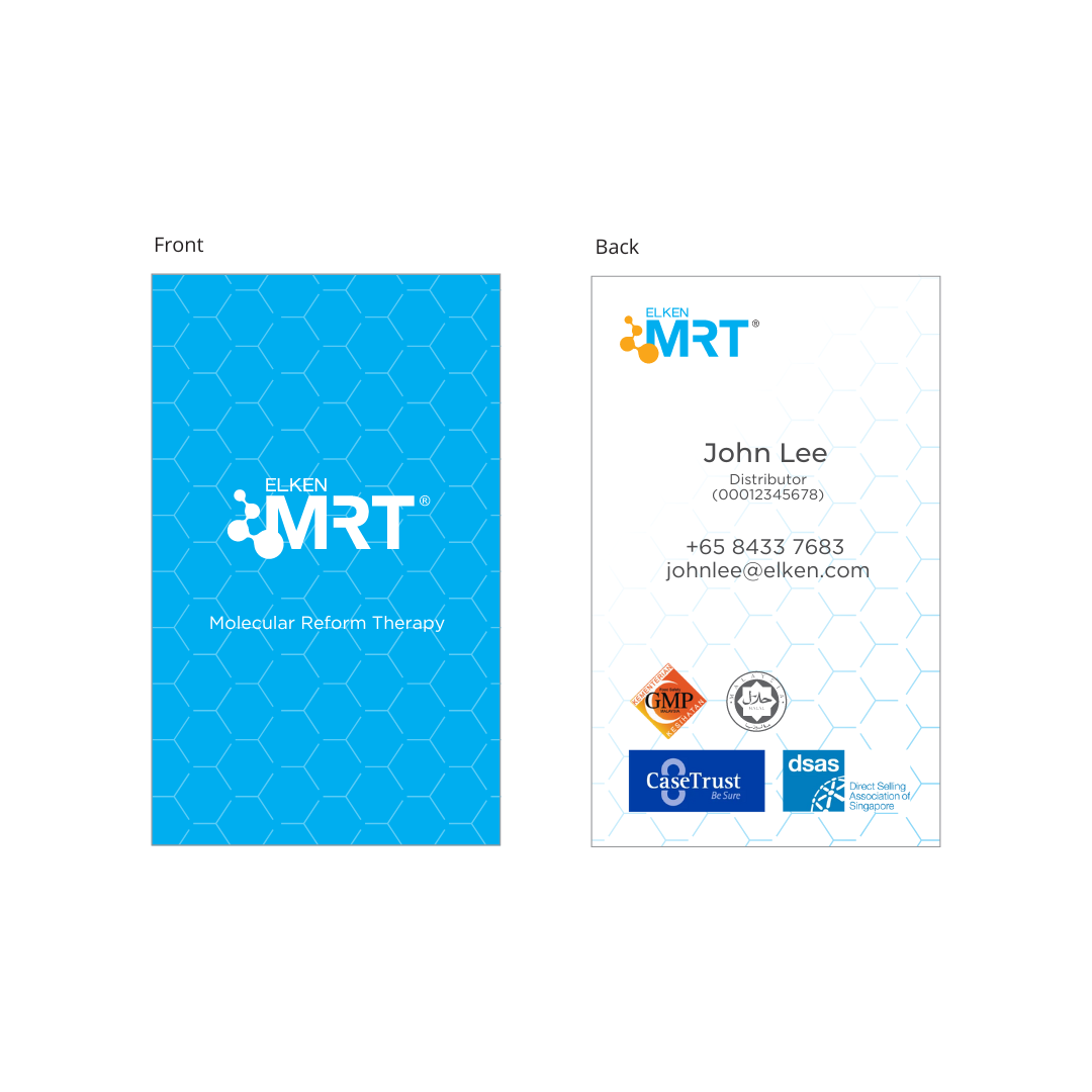 Elken Singapore MRT Business Card